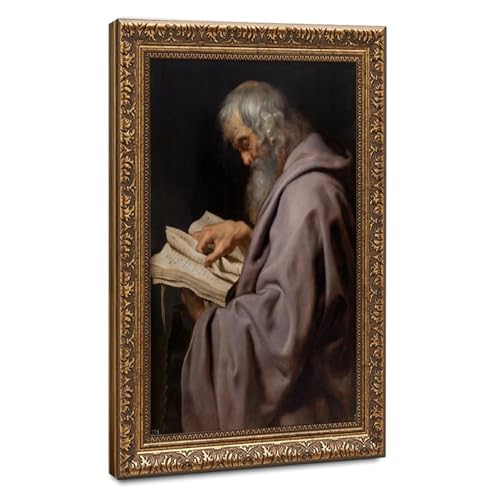 Impression sur toile Saint Simon Rubens | Cadre mural 50x75 cm
