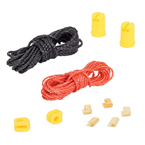VOSS.farming Schafzaun 90cm Classic 50m, Schafnetz Ziegenzaun Elektronetz, 14 Pfähle 1 Spitze, Orange