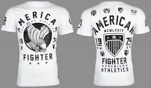 American Fighter Men's T-Shirt Fort Hays Crew Neck White4