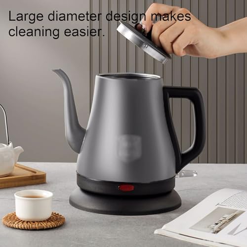 Hervidor eléctrico acero inoxidable boca ancha 1.2L miniatura 6