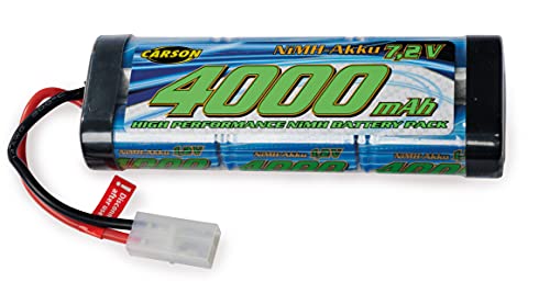 Batterie rechargeable haute qualité Carson 7.2V 4000mAh NiMH avec prise Tamiya