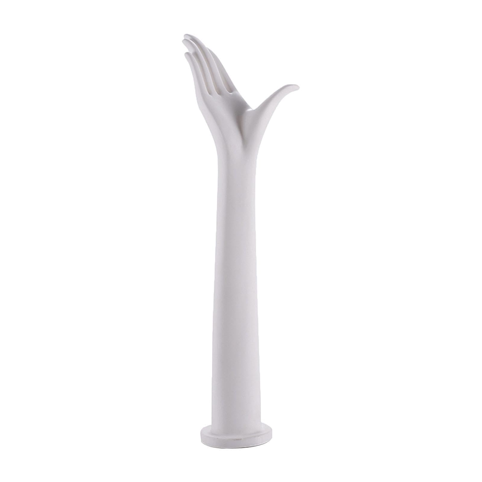 TWISAXC Mannequin Hand Finger Jewelry Holder Used To Showcase Rings And Bracelets With Clear Hand Distinction And Stability Free Stand Female Figurine Jewelry