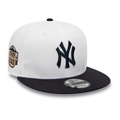 New Era New York Yankees MLB White Crown Patches White 9Fifty Snapback Cap - M - L