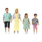 puppen für puppenhaus toys r us GRÖSSE UND LIEFERUMFANG: 2 Erwachsenepuppen (Höhe: 11 cm), 2 Kinderpuppen (Höhe: 9 cm), sowie Kleidung aus Stoff. Kunststoff. Möbelsets, Lampen, Puppen, Tiere, Deko können separat gekauft werden.