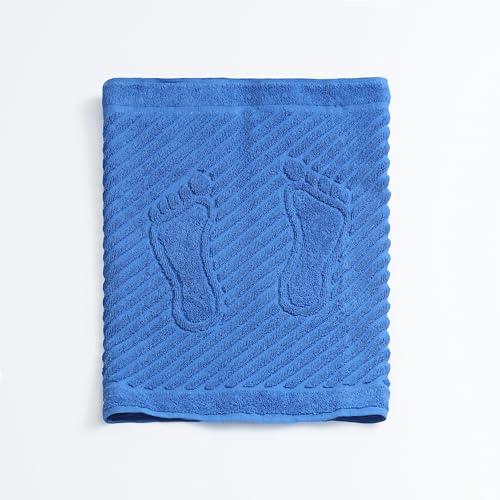 Flarovan Bath Mats for Bathroom Mat - Quick Dry Water Absorbing Shower Mat, Machine Wash Floor Washroom Mat, Bathmat for Toilet Mat, Tapis Salle de Bain, 2-Pack 20x28 inches (Blue) by FLAROVAN - Image 3