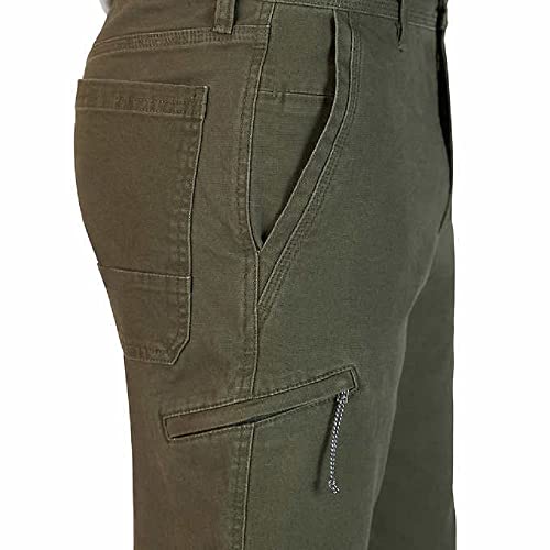Weatherproof Vintage Men's Flex Utility Stretch Canvas Pant (40X34, Olive)3