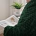 Dark Hunter Green Throw Blanket 50
