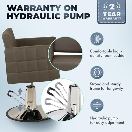 Buy-Rite-Salon-Spa-Equipment-Icon-Styling-Chair-for-Professional-Salons-and-Barbers-Features-a-Wide-Seat-with-Quilted-Design-Strong-Frame-Hydraulic-Pump-Gray-YLG-192-GRY