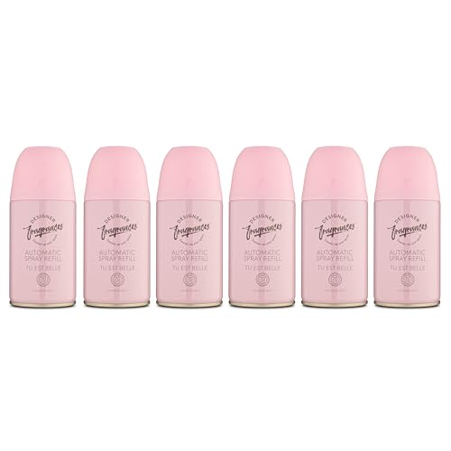Designer Fragrances Tu Est Belle Automatic Room Spray Refill, 6 Pack, 250ml