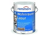 Remmers Wohnraum-Lasur toskanagrau, 2,5 Liter, Holzlasur innen, für Möbel, Böden, Innentüren und Treppen geeignet, mit Abperleffekt