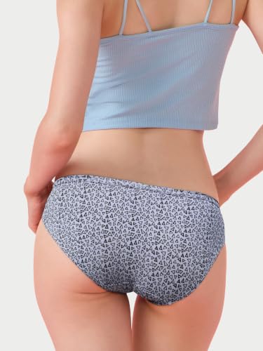 Image of Enamor Chic Cotton, All Day Comfort, Low Waist Bikini Panty for Women - Naturally Breathable, Antimicrobial with Stain Release, Inner Elastic, Regular Coverage - CB03 (Pack of 3)
