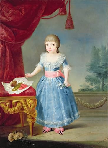 Affiche toile Fille en adresse Carnicero pour une décoration murale de salon élégante
