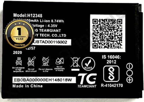 Image of H-12348 Battery for Jio WiFi Dongle /Airtel WiFi / M2S Fi 2 / Wireless Router 4g FI2 / M2 hot spot Battery with 1 Year Warranty** (V173)