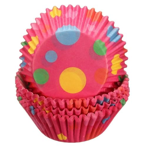 Image of 100 PCS Paper Cake Cup Liners Baking Cupcake Muffin Cases Wedding Party One Color Random Send