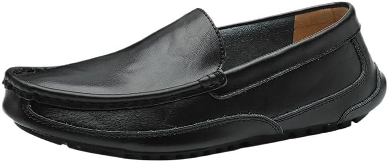 Men's Casual Rubber Shoes Low-top Round-toed Shoes Soft-soled Shock-absorbing Non-slip Oxford Shoes for Men