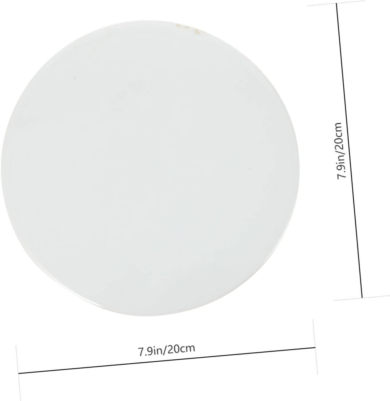 Ceramic Plate for DIY Painting Blank White Art Board