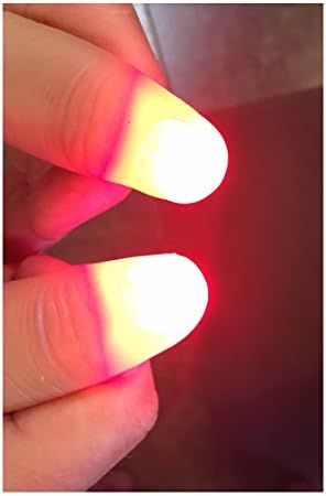 London Magic Works Red Fingertip Light Illusion, 1 Pair