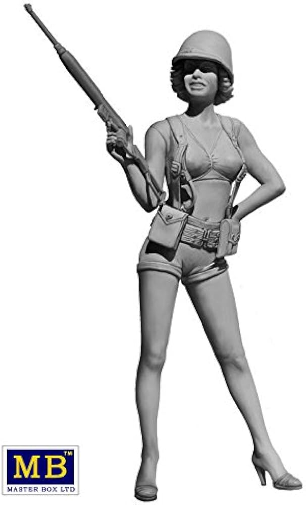 Amazon | Masterbox アメリカ陸軍ガール ピンナップシリーズ キットNo