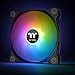 Thermaltake Pure Plus 14 RGB TT Premium Edition 140mm Software Enabled (Amazon Alexa, Razer Choma, TT AI Voice Control) Circular 9 Controllable LEDs RGB PWM Case Radiator Fan 3-Pack CL-F064-PL14SW-A