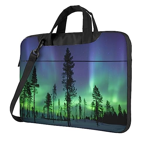 Sac à main ordinateur portable élégant et fin à motif artistique du Nord