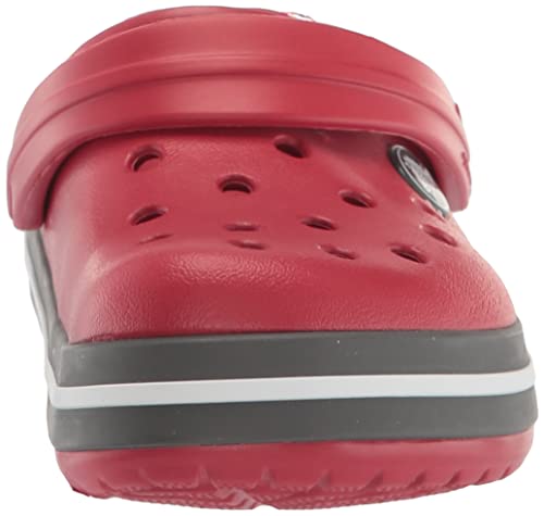 Image of Crocs Kids' Crocband Rainbow Band Clog, Pepper, 13 Little Kid