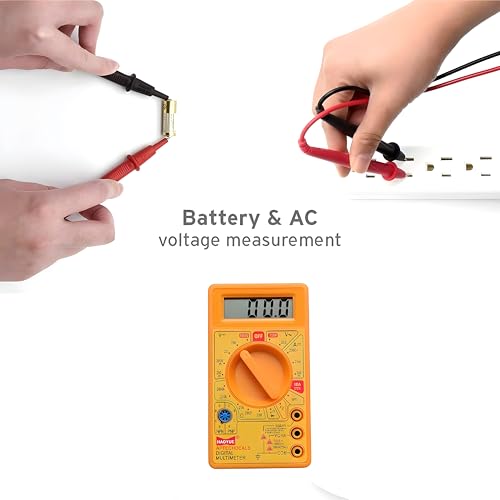 Image of Digital Multimeter LCD AC DC Measuring Voltage Current