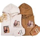 MY4LOVE Custom Besties Portrait Hoodie, Custom Sisters Shirt, Matching Bestie Sweatshirt, Best Friend Sweater, Matching Sweatshirt for BFF, Personalized Photo Besties Shirt