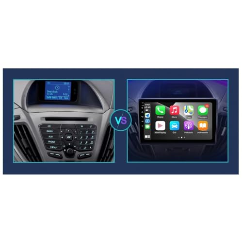 Radio coche 2 DIN Ford Transit 2013-2018 con pantalla táctil e interfaz Bluetooth USB 2