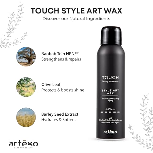 Artègo TOUCH Style Art Wax Spray (5.1 oz) – Spray Cera Moldeadora miniatura 2