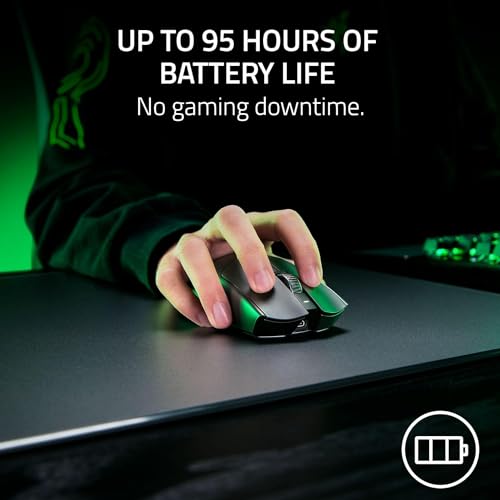 Image of (Refurbished) Razer Viper V3 Pro Wireless Esports Gaming Mouse: Symmetrical - 54g Lightweight - 8K Polling - 35K DPI Optical Sensor - Gen3 Optical Switches - 8 Programmable Buttons - 95 Hr Battery - Black