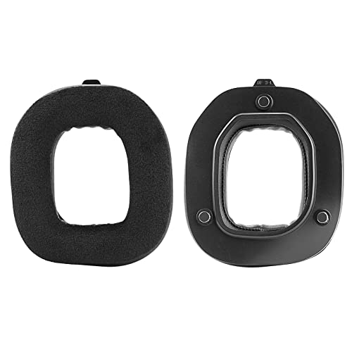 Geekria Comfort Hybrid Velour Replacement Ear Pads for Astro A50 Gen 3 Headphones, Ear Cushions (Black) - Image 3