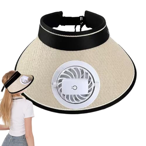 Chapeau avec ventilateur : évitez les coups de chaud grâce au large bord ventilé