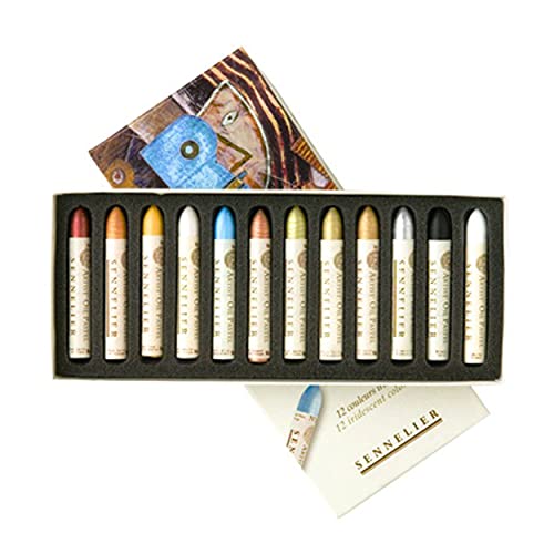 SENNELIER セヌリエ オイルパステル パール12色セット