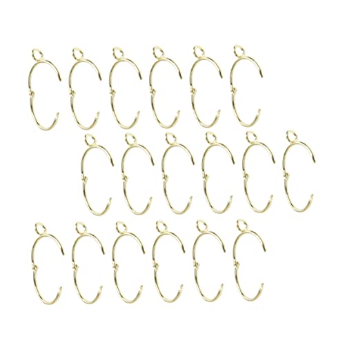 Anillos de cortina abiertos dorados para transformar la luz de tu salón familiar 2
