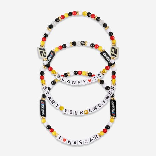 FOCO NASCAR Ryan Blaney Womens 3 Pack Friendship Bracelet