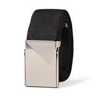 Amazon Essentials Herren Gewebter Sport-Golfgürtel, Schwarz, XL