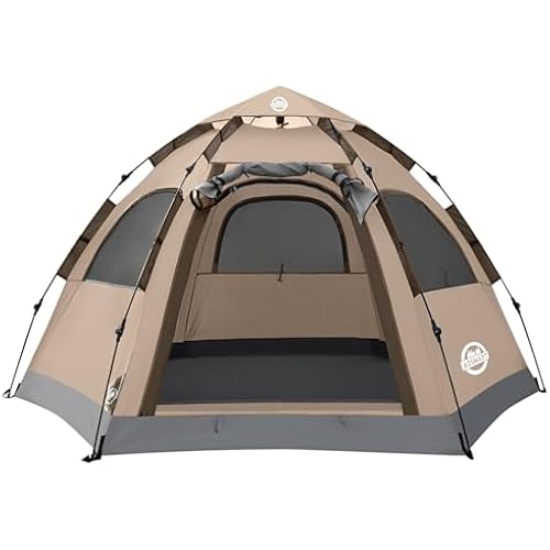 ADSMART Instant Tents for Camping 2/3/4/5 Person Tent Waterproof Easy Setup Sets Up Backpacking Tents with Carry Bag for Outdoor Hiking