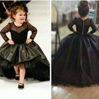 Image of TILISM Girl's Silk Fit and Flare Knee-Length Wedding Dress | $P
