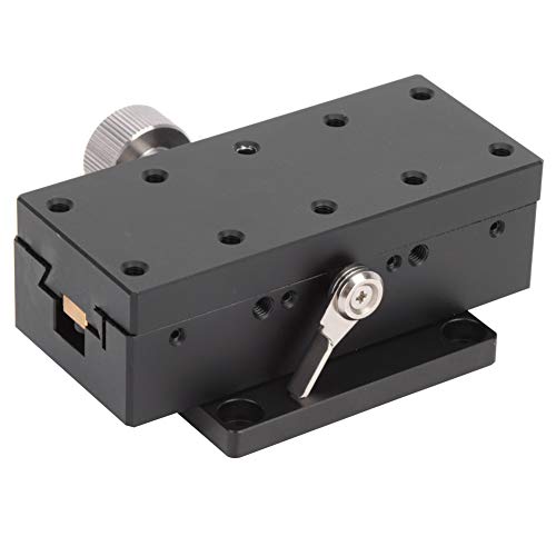 Plate-forme de coupe d'engrenage manuelle 40x90mm en aluminium pour microscope