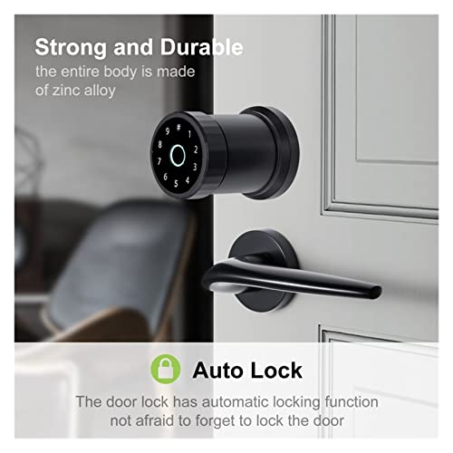 Serrure de porte intelligente pour appartement et bureau à code et empreinte