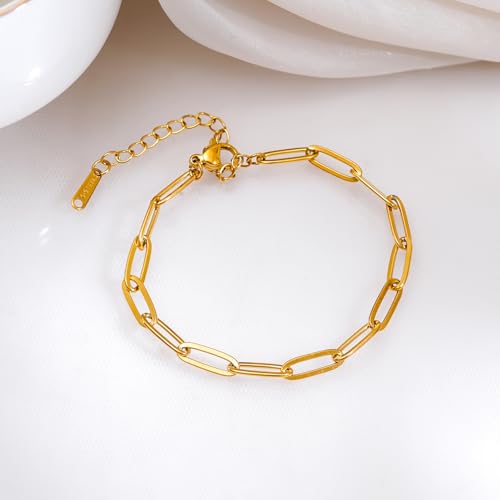 Image of Rubans Demi Fine Stainless Steel Bracelet Waterproof Gift for Women & Girls