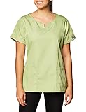 Cherokee Women's Round Neck Top, Sage Green, XX-Large