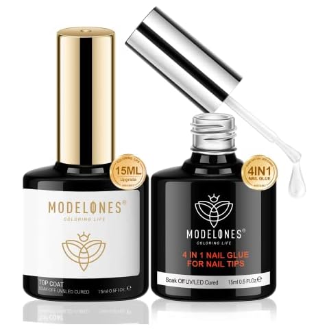 Modelones Top Coat y Pegamento Cover