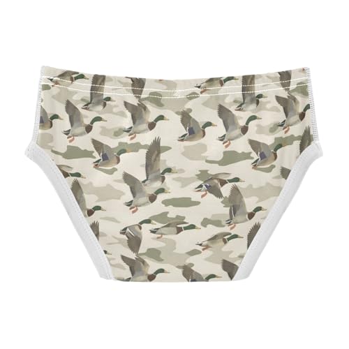 Boys' Exclusive Briefs Toddler Underwear 95% Combed Cotton Boxerbriefs 2T Duck Pattern 832