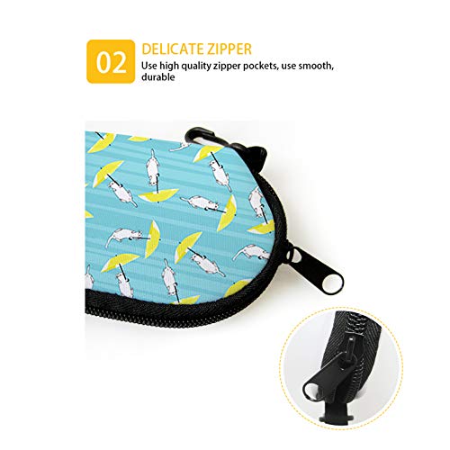 Babrukda Trendy Text Yellow Sunflower Print Glasses Case Soft Sunglasses Case,Portable Travel Zipper Eyeglasses Case With Clip Hook Gift For Kids Teen Boys Girls #TOP3