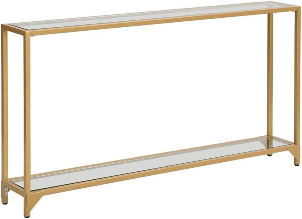 Graydon Gold Slim Console in Gold