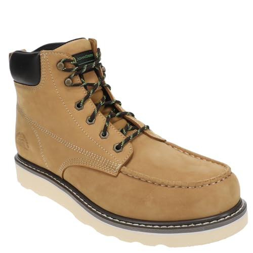 Bottines Skechers Kadmiel Grand Creek pour homme en cuir marron résistant