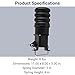 SuperSprings TSS-106-47 Pair of Left and Right Black Trailer SumoSprings fits Trailers with The Springs Mounted Below The Axle | GAWR of 5,000-8,000 lbs | Removes Sway, Hop & Body Roll