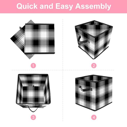 Boîte de rangement pliable tissu cube pour placard et maison