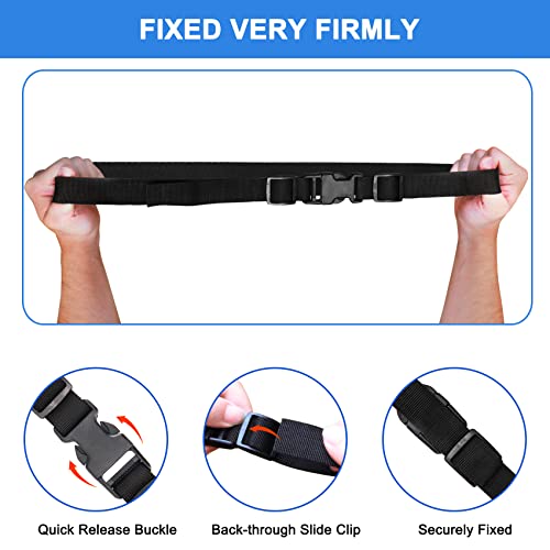 Fuprosico Boat Cover Tie Down Straps With Buckles And Clip, 1" X 96" Adjustable Webbing Strap(8Pk) #TOP3